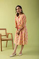 Image for Kusvaa Dr020 Shivansi Handblock Cotton Dress Back