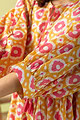 Image for Kusvaa Dr020 Shivansi Handblock Cotton Dress Pocket