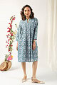 Image for Kusvaa Dr021 Shivi Handblock Cotton Dress Sleeves