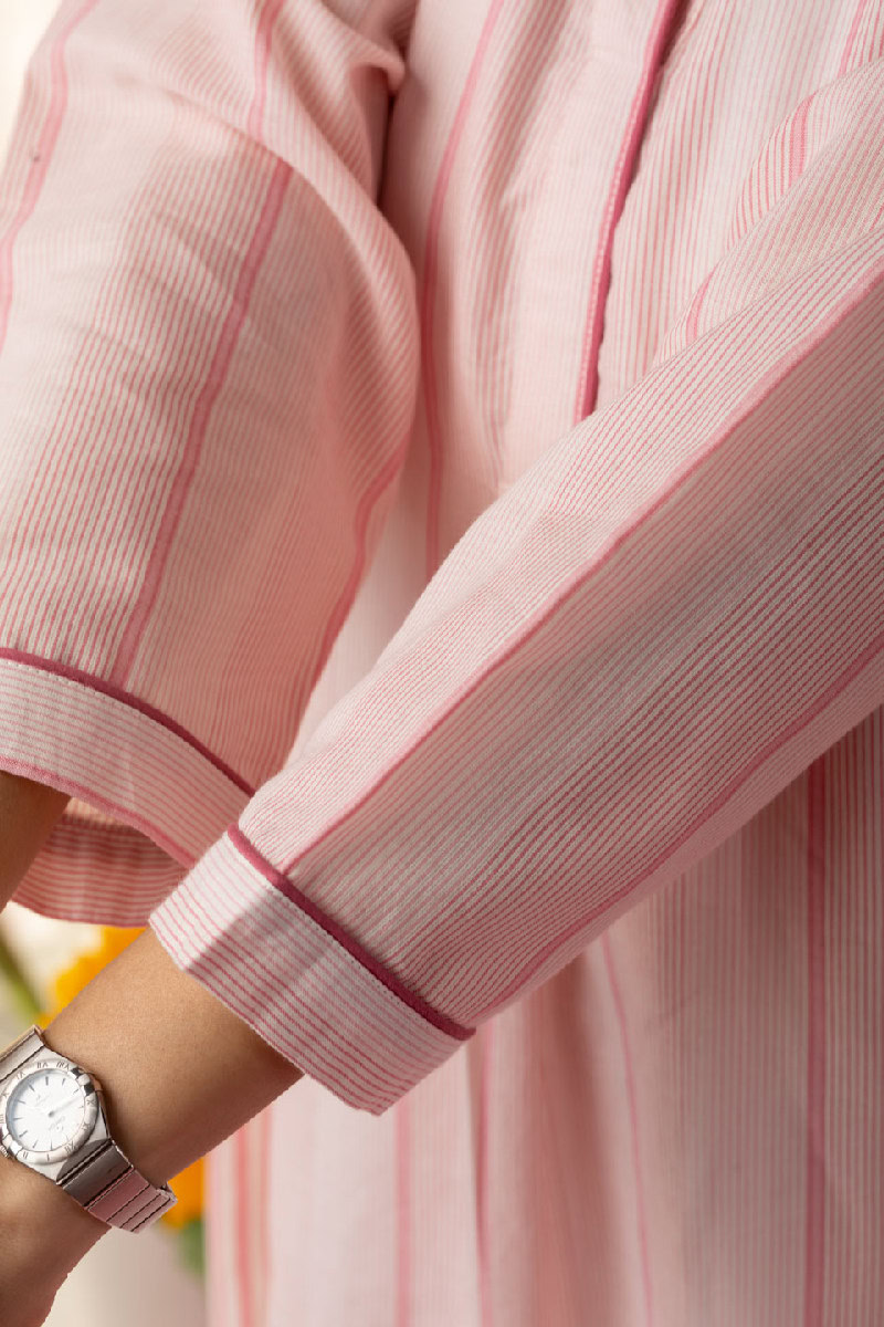 Image for Kusvaa Dr025 Ashni Cotton A Line Dress Closeup 2