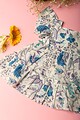 Image for Kusvaa Grw042 Advika Cotton Girl's Frock Closeup 2