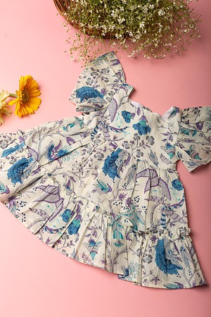 Image for Kusvaa Grw042 Advika Cotton Girl's Frock Featured