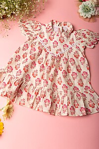 Image for Kusvaa Grw043 Charul Cotton Girl's Frock Featured