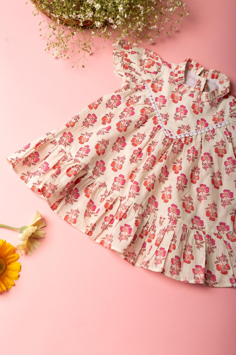 Image for Kusvaa Grw043 Charul Cotton Girl's Frock Front