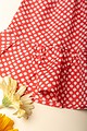 Image for Kusvaa Grw044 Ekisha Cotton Girls Frock Closeup 2