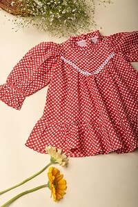 Image for Kusvaa Grw044 Ekisha Cotton Girls Frock Featured
