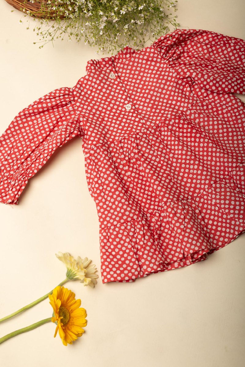 Image for Kusvaa Grw044 Ekisha Cotton Girls Frock Front