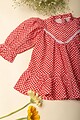 Image for Kusvaa Grw044 Ekisha Cotton Girls Frock Pocket