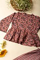 Image for Kusvaa Grw046 Nia Cotton Girls Top Pant Set Sitting New