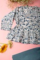 Image for Kusvaa Grw047 Nitya Cotton Girls Top Pant Set Closeup New