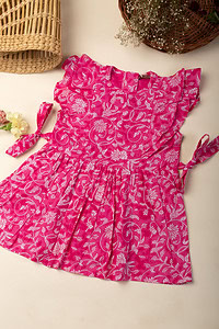 Image for Kusvaa Grw051 Manusi Cotton Girls Frock Pocket