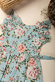 Image for Kusvaa Grw053 Niharika Cotton Girls Frock Closeup