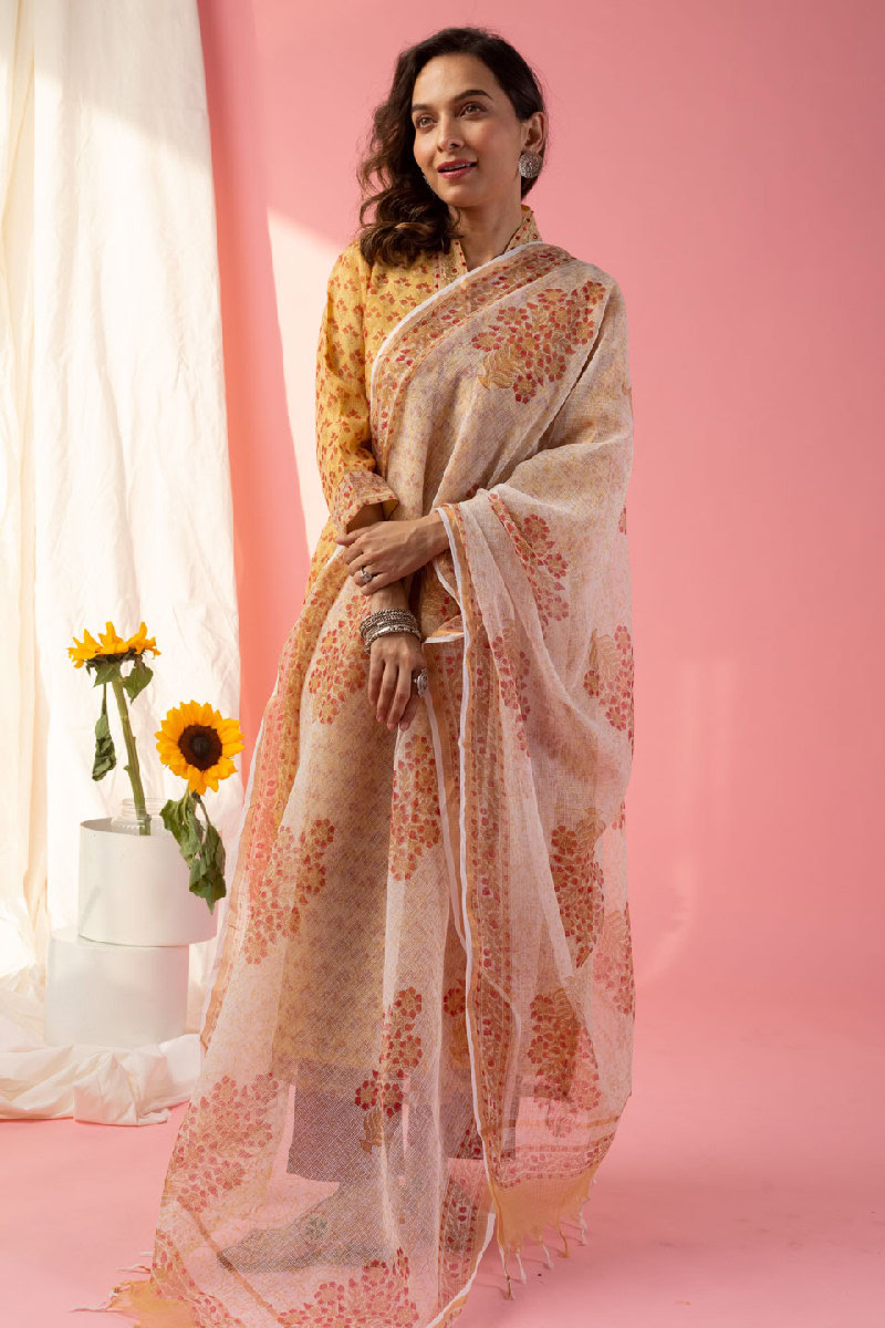 Image for Kusvaa Kds012 Siradha Kurta With Dupatta Set Sleeves