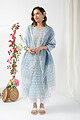 Image for Kusvaa Kds013 Nima Kurta With Dupatta Set Back