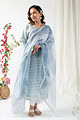 Image for Kusvaa Kds013 Nima Kurta With Dupatta Set Sleeves
