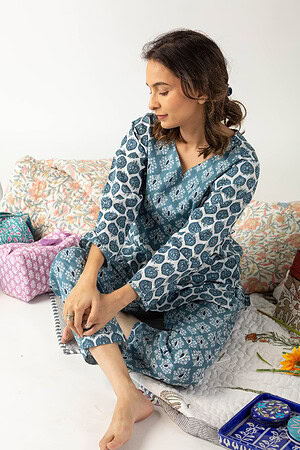Image for Kusvaa Lwj002 Mimansa Cotton Loungewear Set Featured