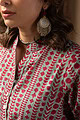 Image for Kusvaa Shk018 Raiska Cotton Short Kurti Closeup