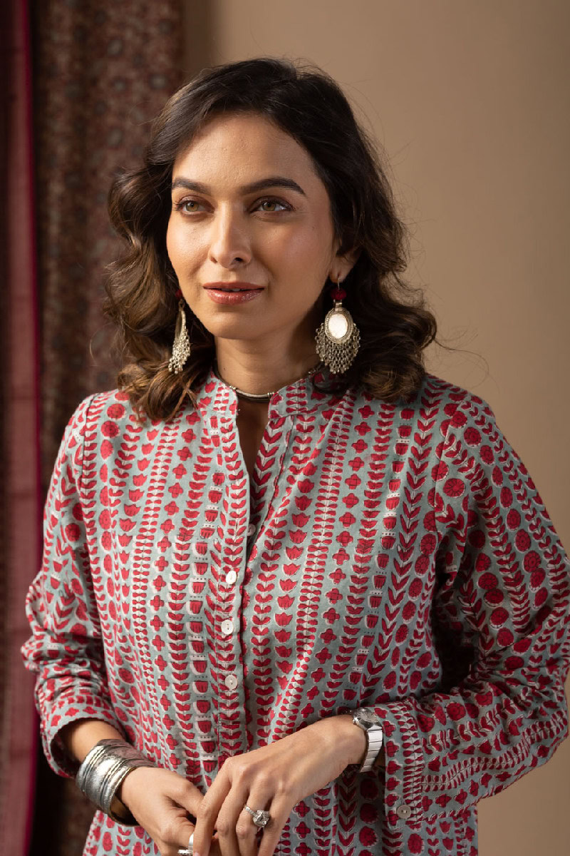 Image for Kusvaa Shk018 Raiska Cotton Short Kurti Featured