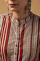 Image for Kusvaa Shk019 Jayeshi Cotton Short Kurti Closeup