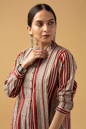 Image for Kusvaa Shk019 Jayeshi Cotton Short Kurti Featured