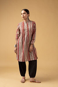 Image for Kusvaa Shk019 Jayeshi Cotton Short Kurti Sleeves