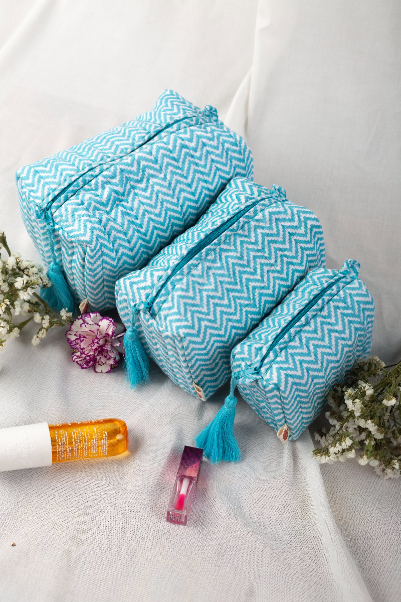 Image for Kusvaa Ubg009 Riyana Toiletry Pouch Set Of 3 Featured