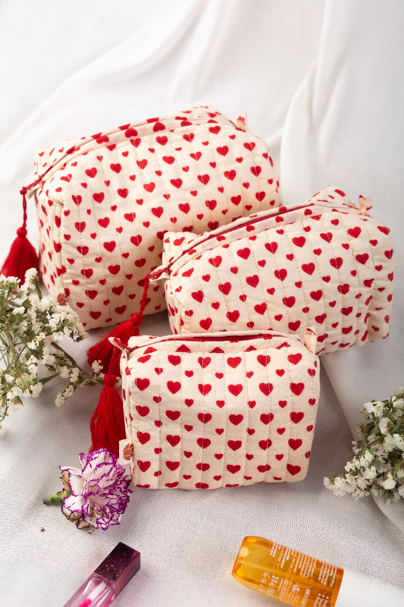 Image for Kusvaa Ubg010 Ashwini Toiletry Pouch Set Of 3 Front