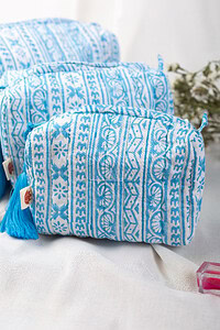 Image for Kusvaa Ubg011 Dhara Toiletry Pouch Set Of 3 Closeup