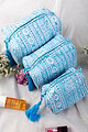 Image for Kusvaa Ubg011 Dhara Toiletry Pouch Set Of 3 Front