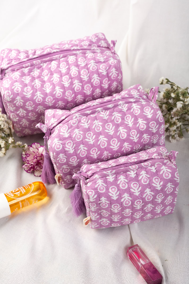 Image for Kusvaa Ubg013 Nalini Toiletry Pouch Set Of 3 Back