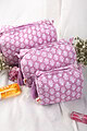Image for Kusvaa Ubg013 Nalini Toiletry Pouch Set Of 3 Closeup 2