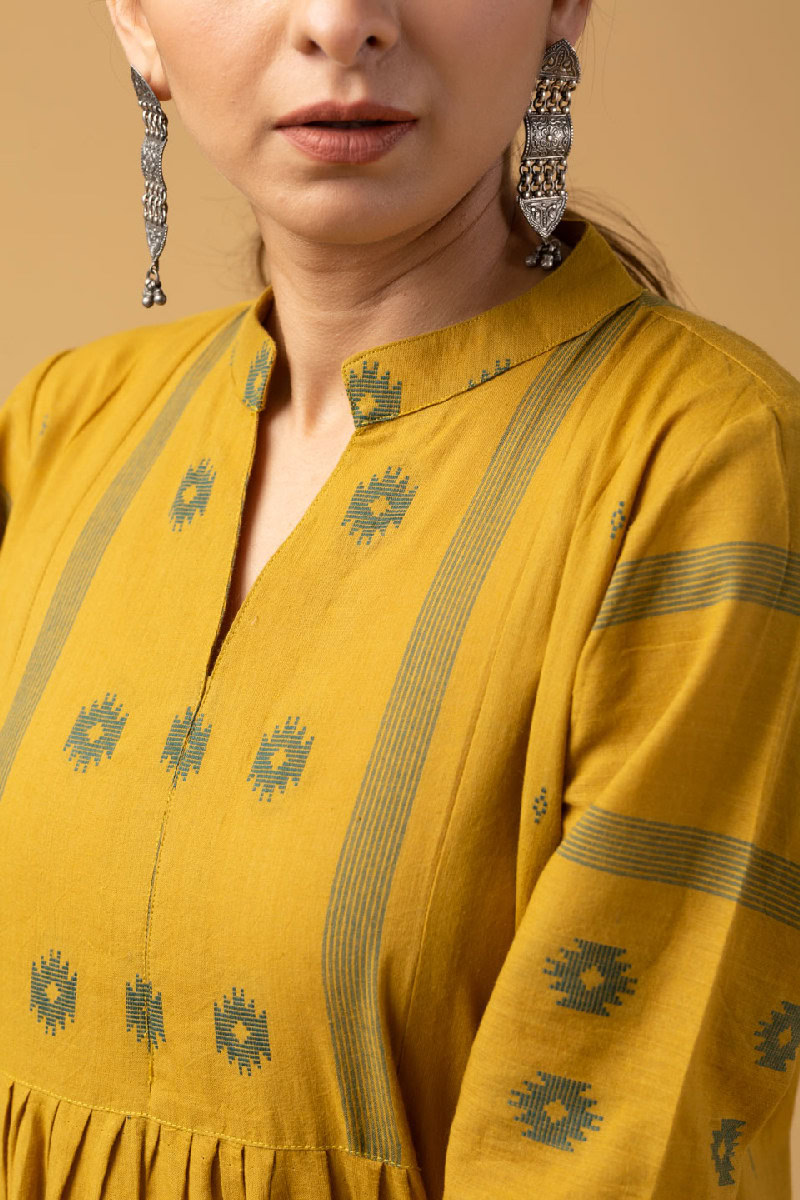 Image for Kusvaa Wkr108 Ishana Handloom Cotton Kurta Back