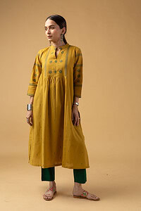 Image for Kusvaa Wkr108 Ishana Handloom Cotton Kurta Pattern