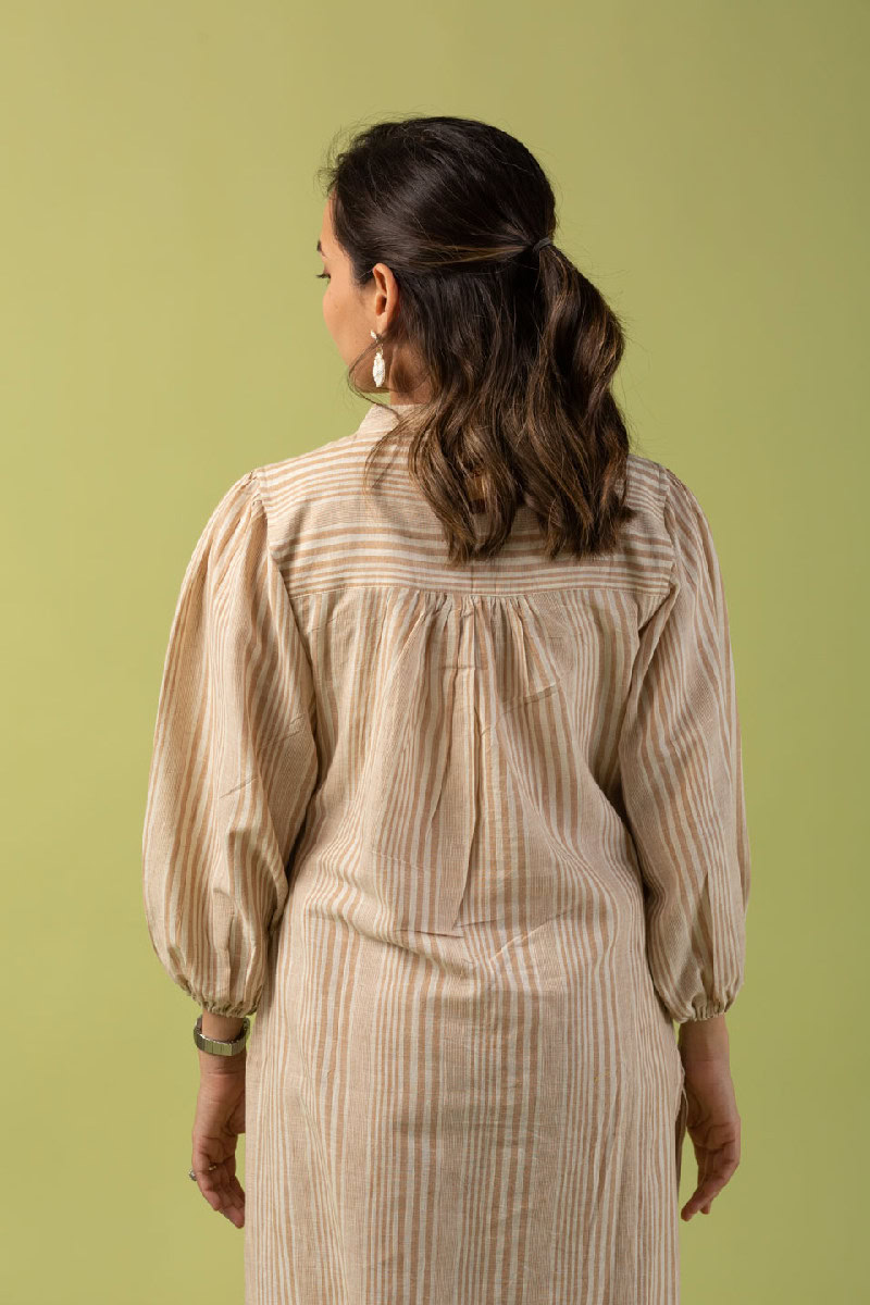 Image for Kusvaa Wkr109 Deeksha Handloom Cotton Kurta Pocket