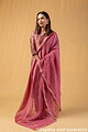 Image for Kusvaa Wkr110 Eesha Chanderi Straight Kurta Pattern