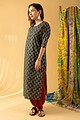 Image for Kusvaa Wkr113 Shihna Cotton Blockprint Kurta Pattern