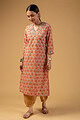 Image for Kusvaa Wkr115 Tanuja Cotton Blockprint Kurta Front