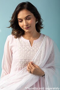 Image for Kusvaa Wkr116 Kashmira Kota Doriya A Line Kurta Featured