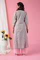 Image for Kusvaa Wkr117 Sanju Cotton Blockprint Kurta Pattern