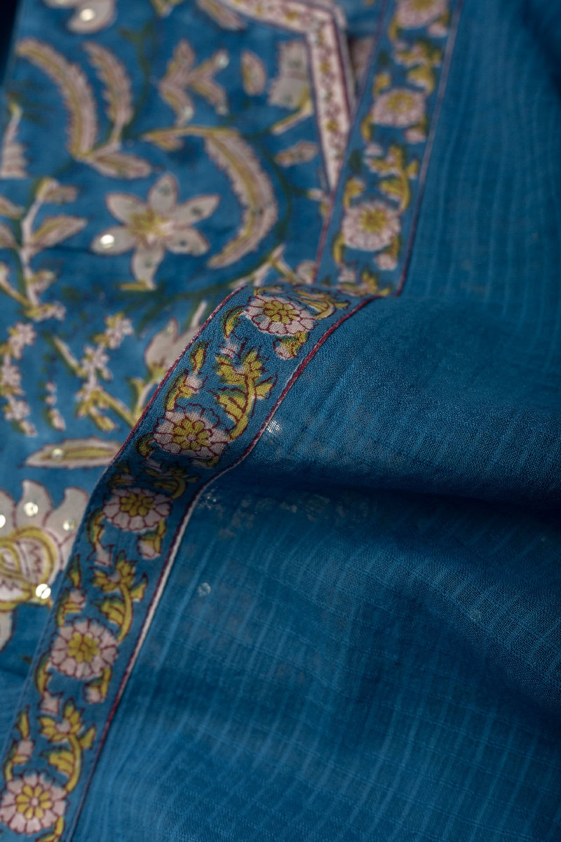 Image for Kusvaa Wkr119dup Dyuthi Cotton Kota Doriya Dupatta Front New