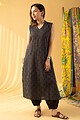 Image for Kusvaa Wkr121 Anila Handloom Cotton Kurta Pocket