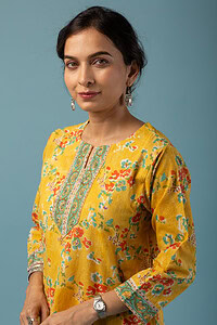 Image for Kusvaa Wkr122 Shyama Cotton Blockprint Kurta Featured