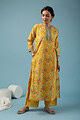 Image for Kusvaa Wkr122 Shyama Cotton Blockprint Kurta Pattern