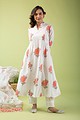 Image for Kusvaa Wkr124 Bina A Line Cotton Kurta Pattern
