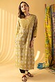 Image for Kusvaa Wkr126 Diva Handblock Cotton Kurta Sleeves