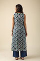 Image for Kusvaa Wkr127 Diyan Cotton Printed Kurta Closeup