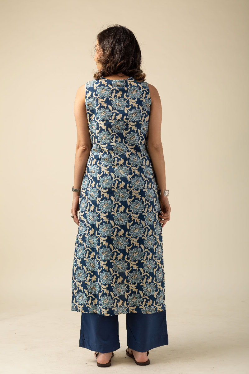 Image for Kusvaa Wkr127 Diyan Cotton Printed Kurta Closeup
