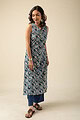Image for Kusvaa Wkr127 Diyan Cotton Printed Kurta Pocket