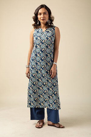Image for Kusvaa Wkr127 Diyan Cotton Printed Kurta Sleeves