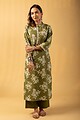 Image for Kusvaa Wkr128 Gautami Cotton Handblock Kurta Front